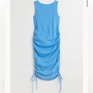 H&M MAMA Ribbed ruched Dress